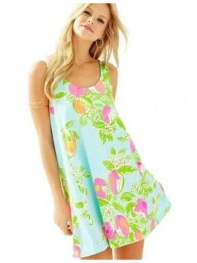 Lilly Pulitzer Carmel Tank Shift Dress in Pink Lemonade